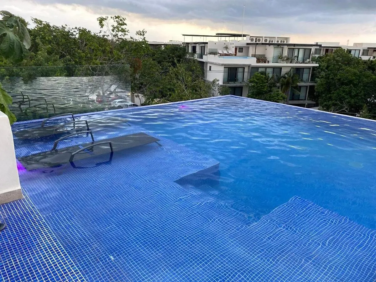 Incredible Penthouse+ Terraza Y Jacuzzi Lägenhet Tulum
