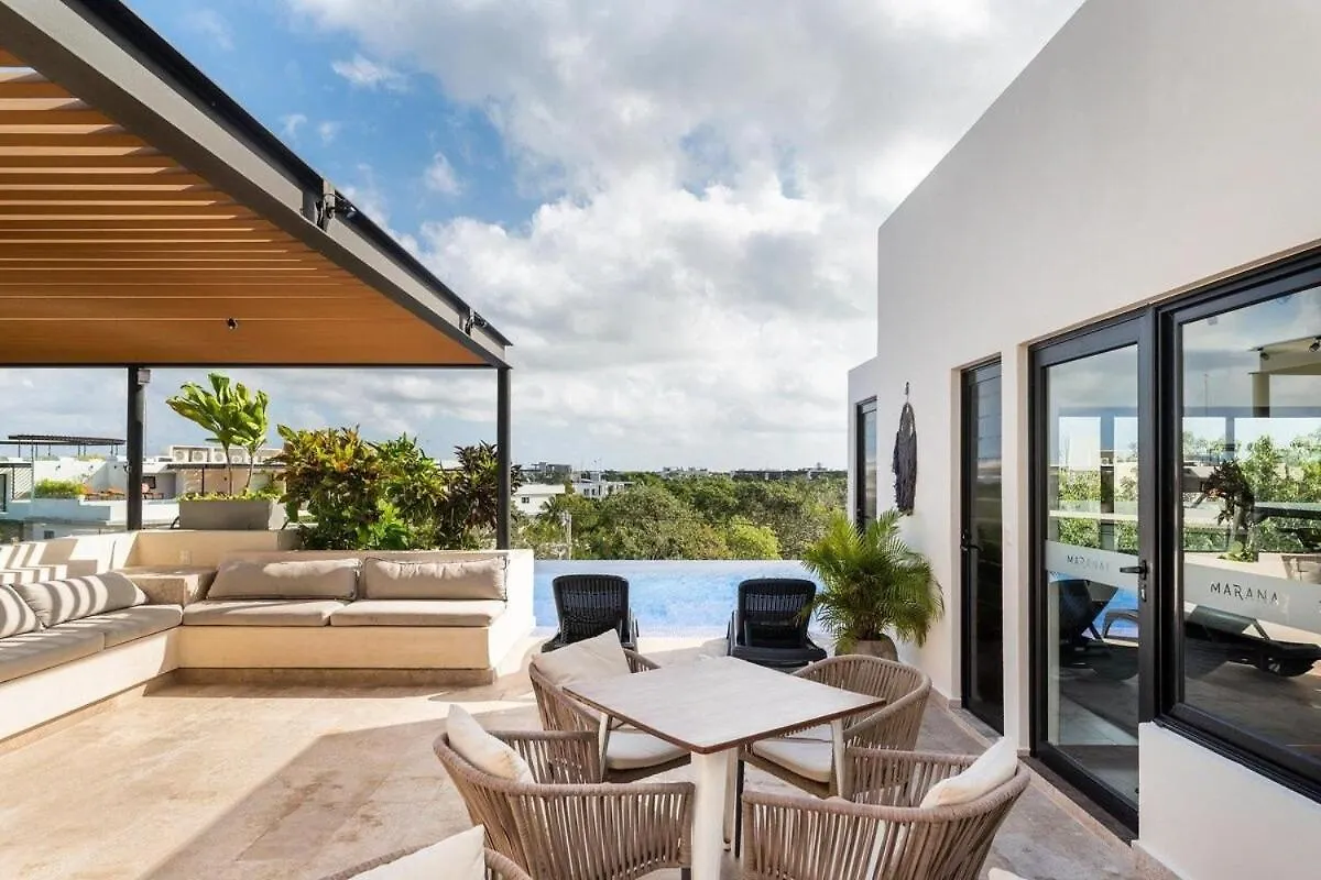 Incredible Penthouse+ Terraza Y Jacuzzi Lägenhet Tulum 0*,